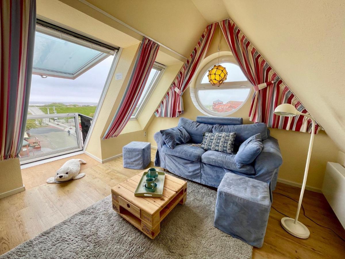Ferienwohnung Inselblick Norddeich Mit Meerblick Norden Exteriör bild